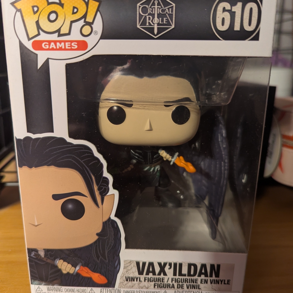 Funko Black and Orange Gaming Collectible
